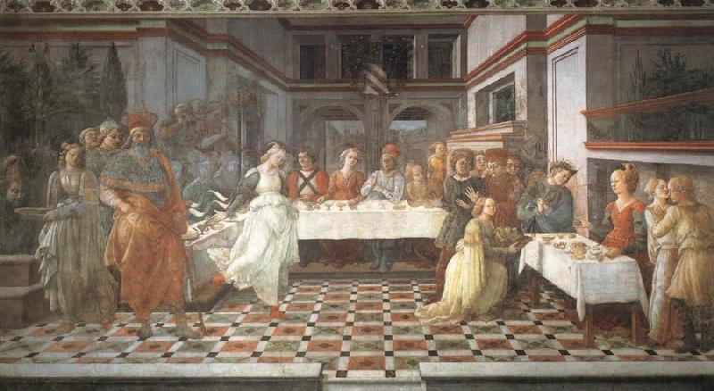 Fra Filippo Lippi The Feast of Herod Germany oil painting art